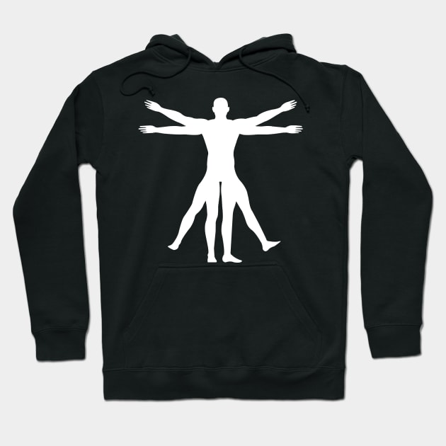 vitruvian man Hoodie by samzizou